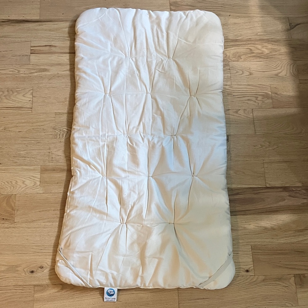 Holy Lamb Organics Wool Quilted Crib Topper